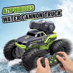 Kids RC Amphibious Vehicle 2.4G High Pressure Water Gun Car Two Speeds Off-road Car -Children Toys Sale Main 04 c2542902 3721 403b bec8 a497d7199e82