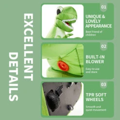 2.4Ghz Remote Control Dinosaur Unicorn Automatic Inflatable Toy With Two-speed Adjustment -Children Toys Sale Main 07 abf5790f b0ba 4d03 863b 20609f8cff63