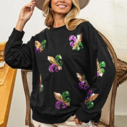 Mardigra Costume Women 2024 Carnival Outfit 40 Days Before Easter Sweatshirt For Masquerade Party -Children Toys Sale Mardi Gras Costume 4