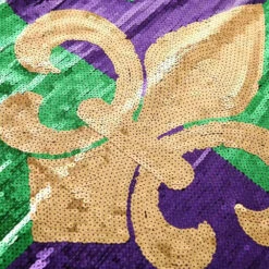 MardiGra Sequin Party Dress Casual Fleur De Lis Flower Shirt Carnival Costume For Women -Children Toys Sale Mardi Gras Costume 9