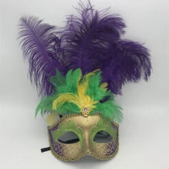 MardiGra Sequin Party Dress Casual Fleur De Lis Flower Shirt Carnival Costume For Women -Children Toys Sale Mardi gras mask