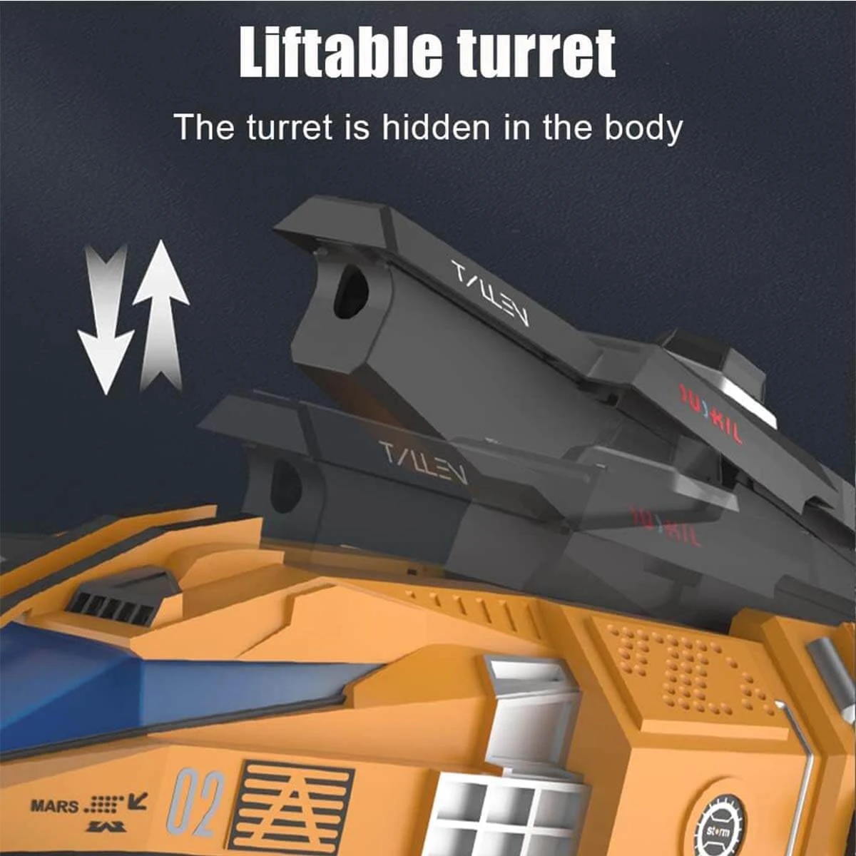 Mars Detecting RC Car 1/12 RC Rock Crawlers 6WD Remote Control Truck W/ Hidden Lift Water Bomb Shooting 8 Mars Detecting RC Car 1/12 RC Rock Crawlers 6WD Remote Control Truck W/ Hidden Lift Water Bomb Shooting - Image 8