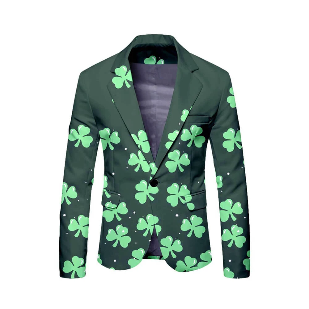 Mens Leprechaun Costume Saint Patricks Day Outift Tops And Pants 2pcs Suit For Carnival 5 Mens Leprechaun Costume Saint Patricks Day Outift Tops And Pants 2pcs Suit For Carnival - Image 5