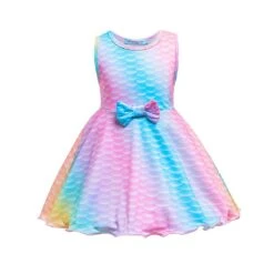 Girls Mermaid Dress Daily Wear Princess Ariel Dress Up Birthday Carnival Halloween Costume -Children Toys Sale MermaidDress 8