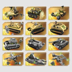 Technic Iron Empire Tank Building Blocks Set Weapon War Chariot Creator Army WW2 Soldiers Kids Toys 13 Technic Iron Empire Tank Building Blocks Set Weapon War Chariot Creator Army WW2 Soldiers Kids Toys -Children Toys Sale MilitaryBuildingBlocks 11