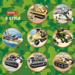 Technic Iron Empire Tank Building Blocks Set Weapon War Chariot Creator Army WW2 Soldiers Kids Toys 10 Technic Iron Empire Tank Building Blocks Set Weapon War Chariot Creator Army WW2 Soldiers Kids Toys -Children Toys Sale MilitaryBuildingBlocks 2