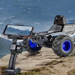 1/32 Mini Remote Control Car With HD Wifi Camera 2.4Ghz Off-Road RC Vehicle Dual Mode Control -Children Toys Sale Mini Remote Control Car with HD Camera 12