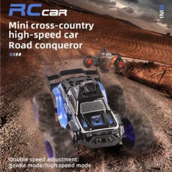 1/32 Mini Remote Control Car With HD Wifi Camera 2.4Ghz Off-Road RC Vehicle Dual Mode Control -Children Toys Sale Mini Remote Control Car with HD Camera 3