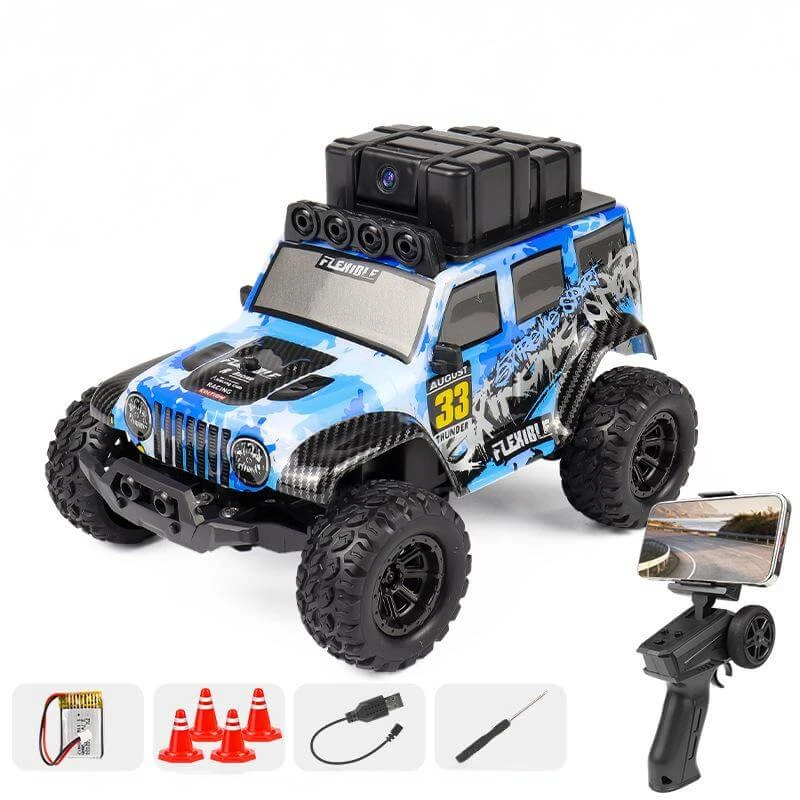 2.4G Mini RC Drift Car With HD Camera 1/32 Dual Speed Vehicle Off-road Racing Car 3 2.4G Mini RC Drift Car With HD Camera 1/32 Dual Speed Vehicle Off-road Racing Car - Image 3