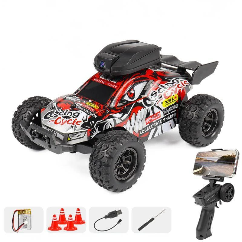 2.4G Mini RC Drift Car With HD Camera 1/32 Dual Speed Vehicle Off-road Racing Car 2 2.4G Mini RC Drift Car With HD Camera 1/32 Dual Speed Vehicle Off-road Racing Car - Image 2