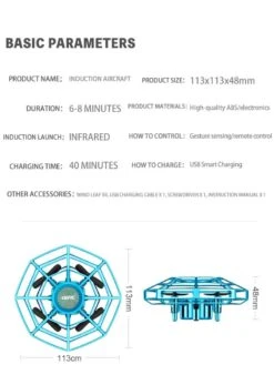 Mini UFO Drone Remote Control Aircraft Quadcopter With Infraed Hand Control RC Helicopter -Children Toys Sale MiniUFODrone 14