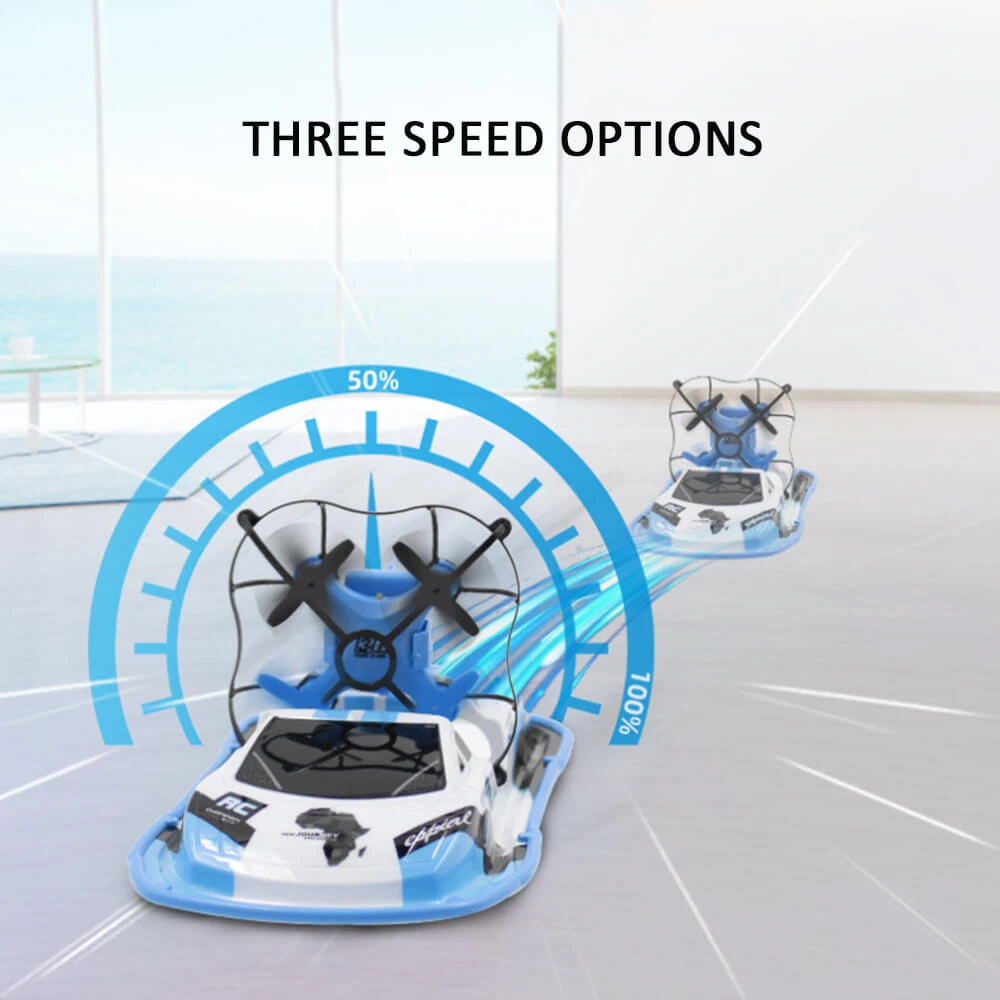 RC Mini Drone Boat Car Triphibian Vehicle Helicopter Drone Quadrocopter Remote Control Toy 9 RC Mini Drone Boat Car Triphibian Vehicle Helicopter Drone Quadrocopter Remote Control Toy - Image 9