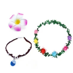 Kids Princess Moana Costume Beach Vacation Swimwear Ocean Adventure Bathing Suit -Children Toys Sale Moana costume cosplay accessories