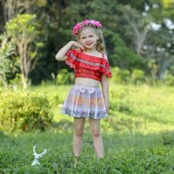 Kids Princess Moana Costume Beach Vacation Swimwear Ocean Adventure Bathing Suit -Children Toys Sale Moana costume cosplay swimwear 6