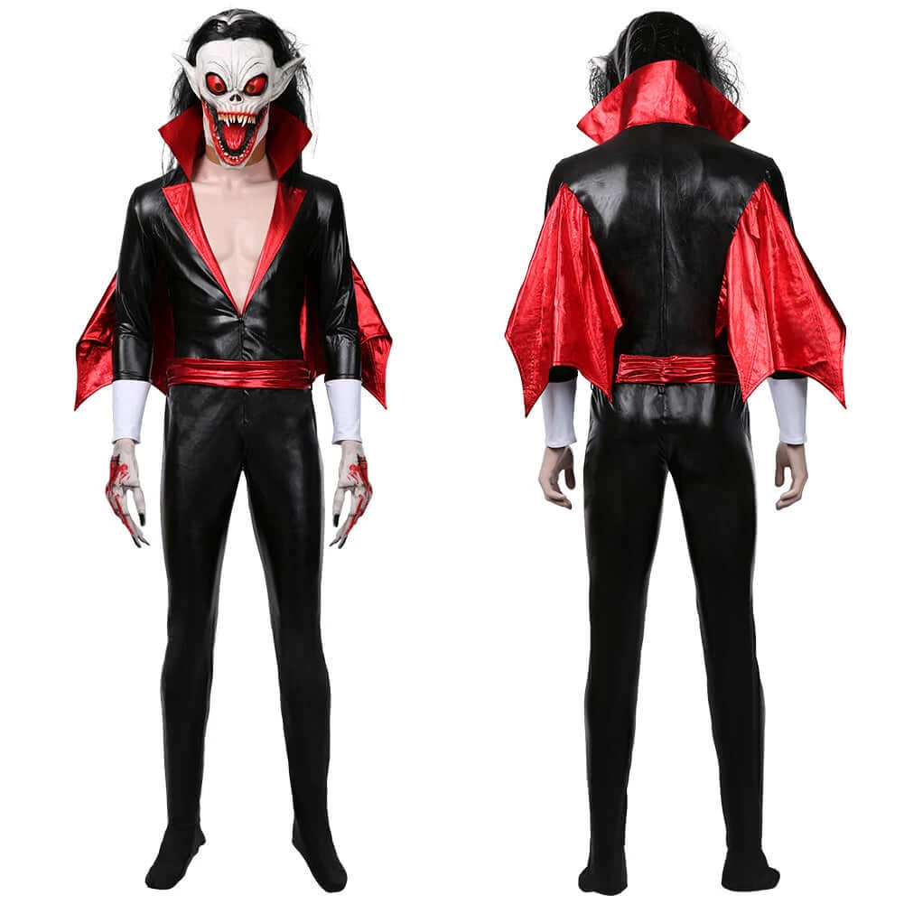 Adult Morbius Costume The Living Vampire Michael Outfit Morbius Cosplay Jumpsuit For Halloween Carnival 1 Adult Morbius Costume The Living Vampire Michael Outfit Morbius Cosplay Jumpsuit For Halloween Carnival