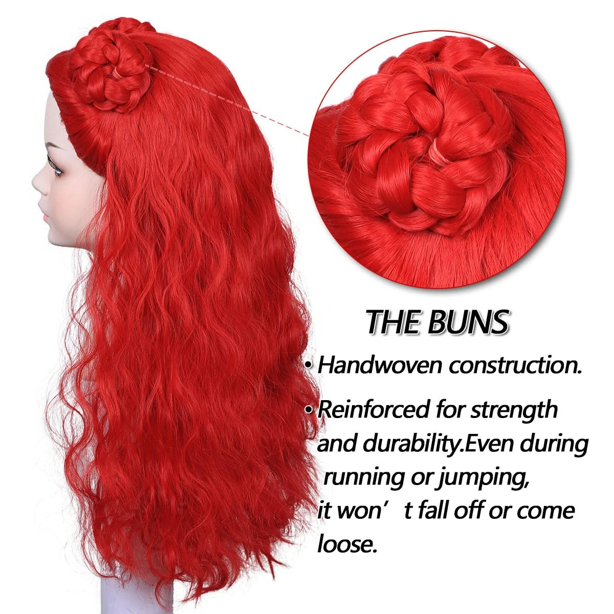 Girls Princess Red Costume The Rise Of Red Jumpsuit And Wig For Cosplay 9 Girls Princess Red Costume The Rise Of Red Jumpsuit And Wig For Cosplay - Image 9