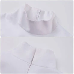 Niffty Costume White And Red Dress With Accessories Hazbin Hotel Cosplay Outfit -Children Toys Sale Niffty White Red Dress Hazbin Hotel Costume 6