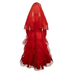 Girls Lydia Deetz Red Dress Beetle Bride Cosplay Costume Gothic Halloween Outfit -Children Toys Sale O1CN012IOmvc1jwLc1mza2y 22013043