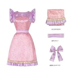 Aerith Cosplay Dress Honeybee Inn Costume FF7 Remake Aerith Gainsborough Outfits -Children Toys Sale O1CN015DipVD1WxBKw2V6iL 2211260762854 0 cib