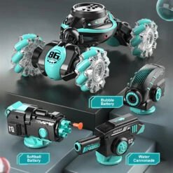 3-IN-1 RC Car Soft Bomb Water Bomb Bubble Car 360° Rotation Stunt Car Dual Control Twist Car -Children Toys Sale O1CN01SE10b71bp0EX7AM6x 2213260363513 0 cib