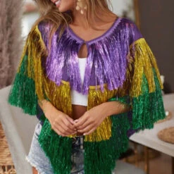 Women Mardi Gras Costume Tassel Tops Tinsel Shawl For Carnival Party -Children Toys Sale O1CN01WML4Ox1Fsk3LnD2h9 2215676150543 0 cib