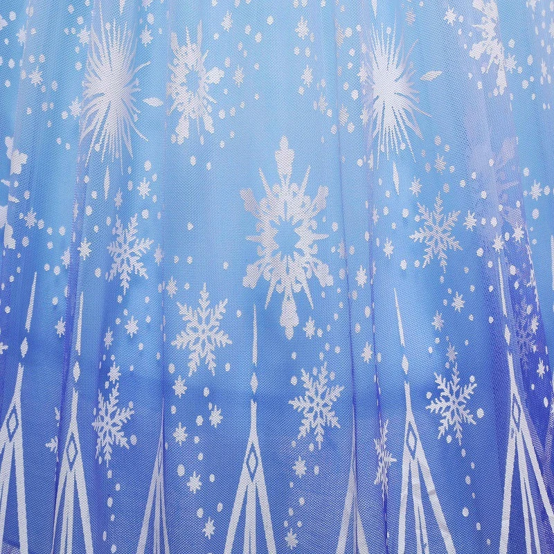 Elsa Costume Princess Dress Girls Light Up Dress Snowflake Trailing Party Dress Birthday Dres 11 Elsa Costume Princess Dress Girls Light Up Dress Snowflake Trailing Party Dress Birthday Dres - Image 11