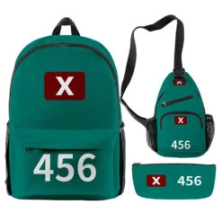 3PCS Game 2 Cosplay Bags The Players' Backpack Sling Bag & Pouch -Children Toys Sale O1CN01jQR7Ao1jNXZzJmt31 2207568364536 0 cib