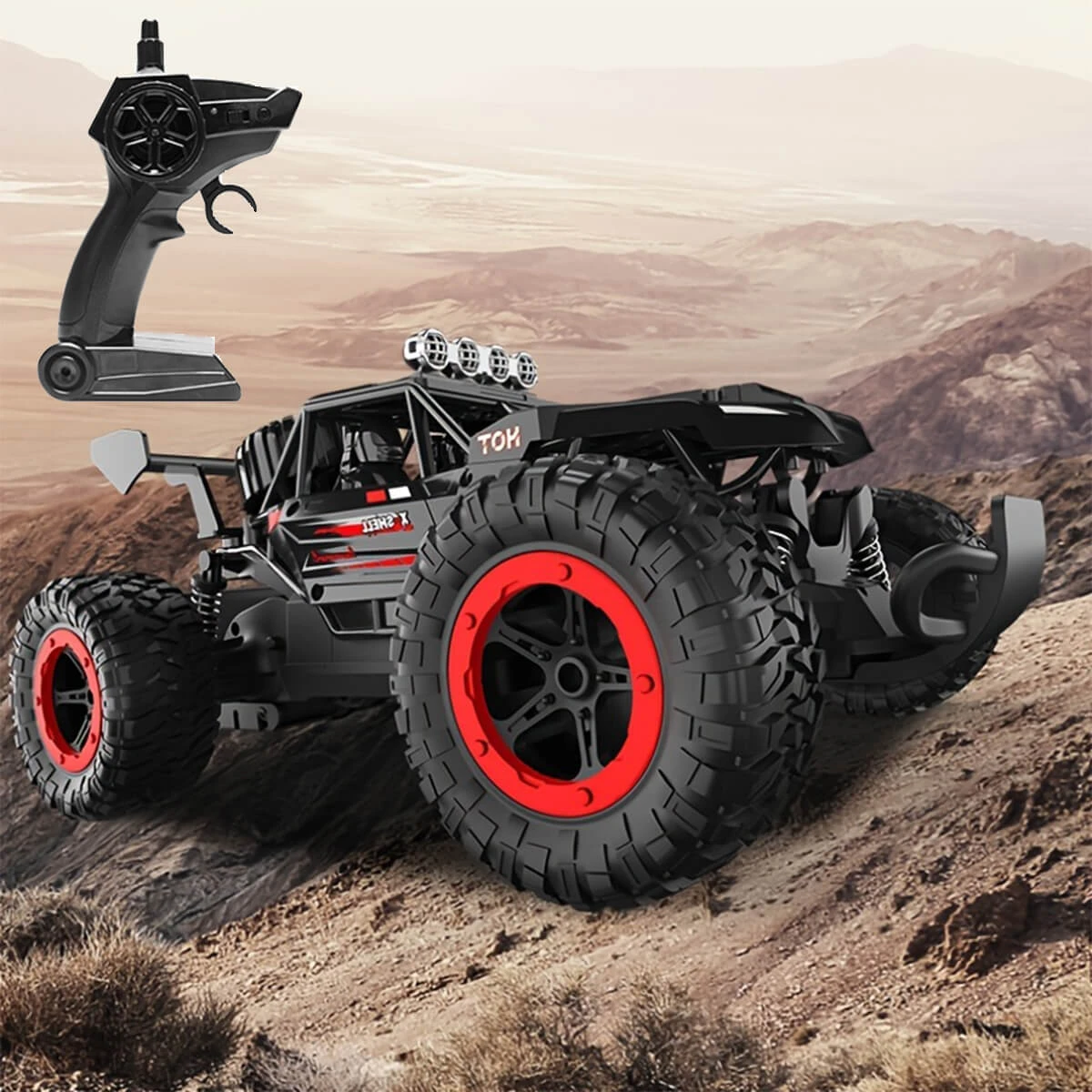 4WD RC Cars 2.4Ghz Off-Road Climbing Remote Control Truck Drift Racing Car For Kids 1 4WD RC Cars 2.4Ghz Off-Road Climbing Remote Control Truck Drift Racing Car For Kids