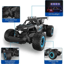 4WD RC Cars 2.4Ghz Off-Road Climbing Remote Control Truck Drift Racing Car For Kids 23 4WD RC Cars 2.4Ghz Off-Road Climbing Remote Control Truck Drift Racing Car For Kids -Children Toys Sale Off Road Climbing Remote Control Truck 8