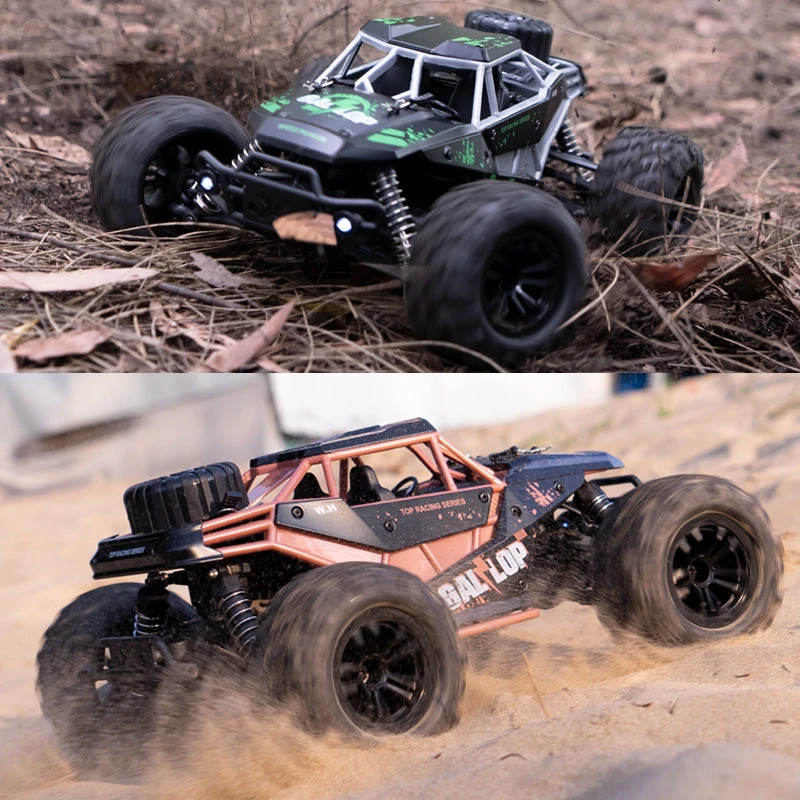 2023 New 1/16 RC Car Off Road High Speed Brushed Remote Control Car With LED Heading 13 2023 New 1/16 RC Car Off Road High Speed Brushed Remote Control Car With LED Heading - Image 13