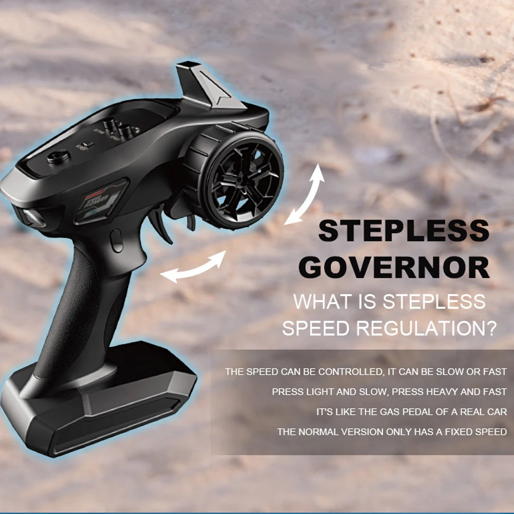 2023 New 1/16 RC Car Off Road High Speed Brushed Remote Control Car With LED Heading 4 2023 New 1/16 RC Car Off Road High Speed Brushed Remote Control Car With LED Heading - Image 4