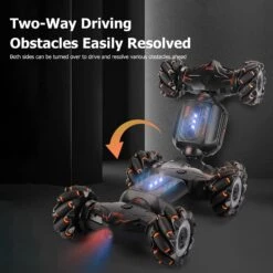 2.4G RC Stunt Car 360° Rotation Twisting Car 4WD Climbing Stunt Car For Kids -Children Toys Sale Orange2control 06