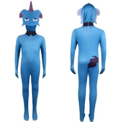 Palworld Costume Depreso Cosplay Outfit Kids Jumpsuit And Helmet 2pcs Suit