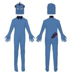 Palworld Costume Depreso Cosplay Outfit Kids Jumpsuit And Helmet 2pcs Suit -Children Toys Sale Palworld Costume Depresso Cosplay Outfit 3