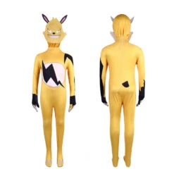 Palworld Costume Grizzbolt Cosplay Outfit Jumpsuit And Helmet 2pcs Suit For Kids Teens