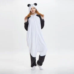 Panda Costume Unisex Animal Onesies Novelty Pyjamas For Nightwear Loungewear