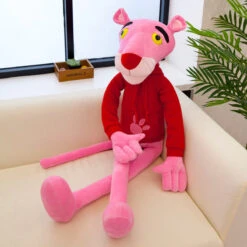 51inch/130cm Large Plush Panther Stuffed Toy Cute Animal Doll For Gift/Decoration -Children Toys Sale Panther plush stuffed toy 5