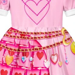 Girls Queen Of Hearts Costume The Rise Of Red Princess Dress Chloe Charming Outfit For Halloween 19 Girls Queen Of Hearts Costume The Rise Of Red Princess Dress Chloe Charming Outfit For Halloween -Children Toys Sale PinkPink 05 f682bda4 9d65 481d 97c0 778d24a1ea23