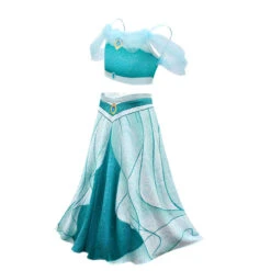 Princess Jasmine Dress Arabian Sequined Cosplay Costumes Kids Party Role Play Dress Up Outfit 12 Princess Jasmine Dress Arabian Sequined Cosplay Costumes Kids Party Role Play Dress Up Outfit -Children Toys Sale Princess Jasmine Dress 11