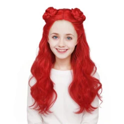 Girls Red Costume The Rise Of Red Cosplay Dress Pants And Gloves For Halloween 17 Girls Red Costume The Rise Of Red Cosplay Dress Pants And Gloves For Halloween -Children Toys Sale Princess Red Cosplay Wig 1
