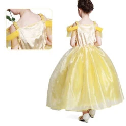 Girls Sleeveless Ball Gown Dress Beast Princess Costume Halloween Cosplay -Children Toys Sale PrincessCostumes 2