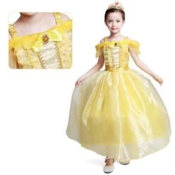 Girls Sleeveless Ball Gown Dress Beast Princess Costume Halloween Cosplay -Children Toys Sale PrincessCostumes 8