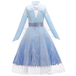 Kids Elsa Dress Cosplay Princess Dress Girls Queen Party Dress Up Costume 15 Kids Elsa Dress Cosplay Princess Dress Girls Queen Party Dress Up Costume -Children Toys Sale QueenElsaCostume 4