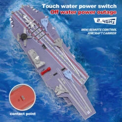 2.4G RC Aircraft Carrier Wireless Remote Control Boat Mini Aircraft Model Kids Toys -Children Toys Sale RC Aircraft Carrier Wireless Remote Control Boat 4