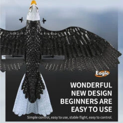2.4Ghz RC Airplane Remote Control Eagle Wingspan Eagle Bionic Aircraft RC Glider -Children Toys Sale RC Airplane with Eagle Style 2