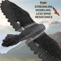 2.4Ghz RC Airplane Remote Control Eagle Wingspan Eagle Bionic Aircraft RC Glider -Children Toys Sale RC Airplane with Eagle Style 3