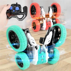 4WD RC Car Spin Stunt Car 360 Degree Rotating Remote Control Car Double Sided Flips Vehicles -Children Toys Sale RC Drift Stunt Car 4