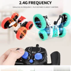 4WD RC Car Spin Stunt Car 360 Degree Rotating Remote Control Car Double Sided Flips Vehicles -Children Toys Sale RC Drift Stunt Car 8
