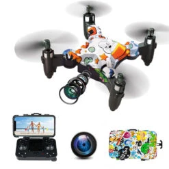 Foldable RC Drone With Camera 720P HD Mini Camera Drone Quadcopter For Kids -Children Toys Sale RC Drone with Camera 720HD