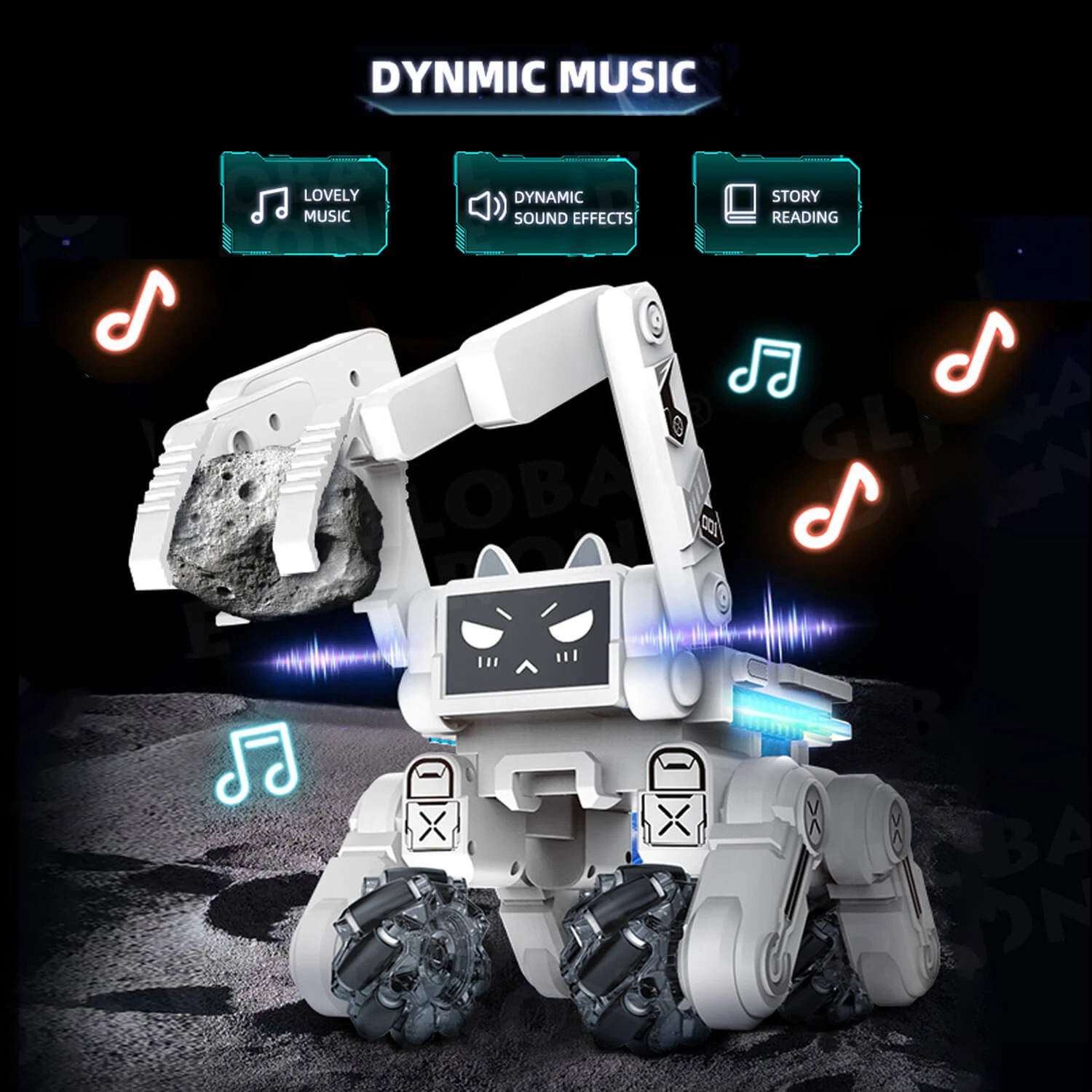 Kids RC Robot Toy Remote Control Space Robot With Fun Gameplay And 17 Emotions Best RC Toy Gifts 4 Kids RC Robot Toy Remote Control Space Robot With Fun Gameplay And 17 Emotions Best RC Toy Gifts - Image 4